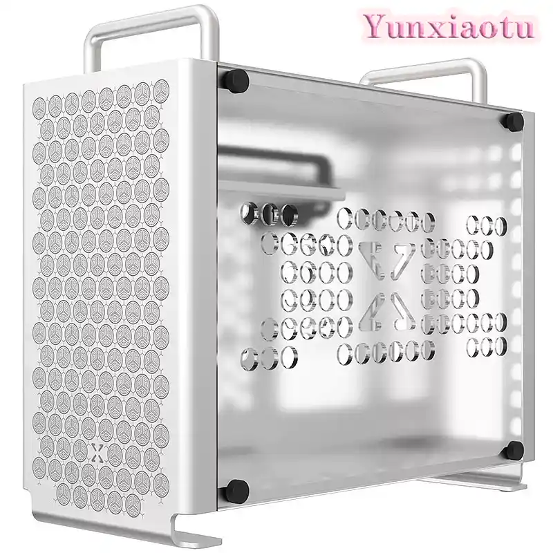 Mini Itx Case With Handle Portable - Mini ITX Bilgisayar Kasası Alüminyum B2,