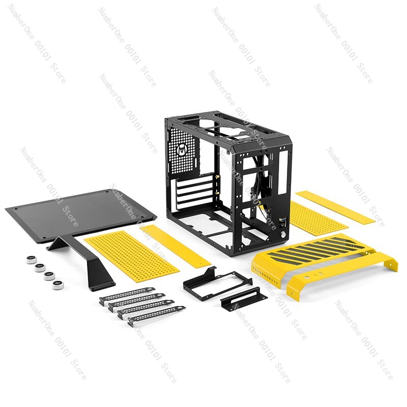 Mini Itx Case Water Cooling Support - Mini ITX PC Kasası Temperli Cam