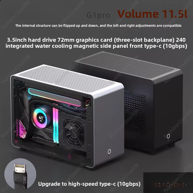 G1-pro ITX Alüminyum Bilgisaya - Mini Itx Case Water Cooling Support incelemesi ve fiyatı