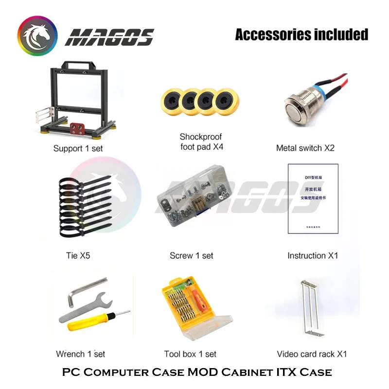 PC Bilgisayar Kasası MOD Kabin - Mini Itx Case Water Cooling Support incelemesi ve fiyatı