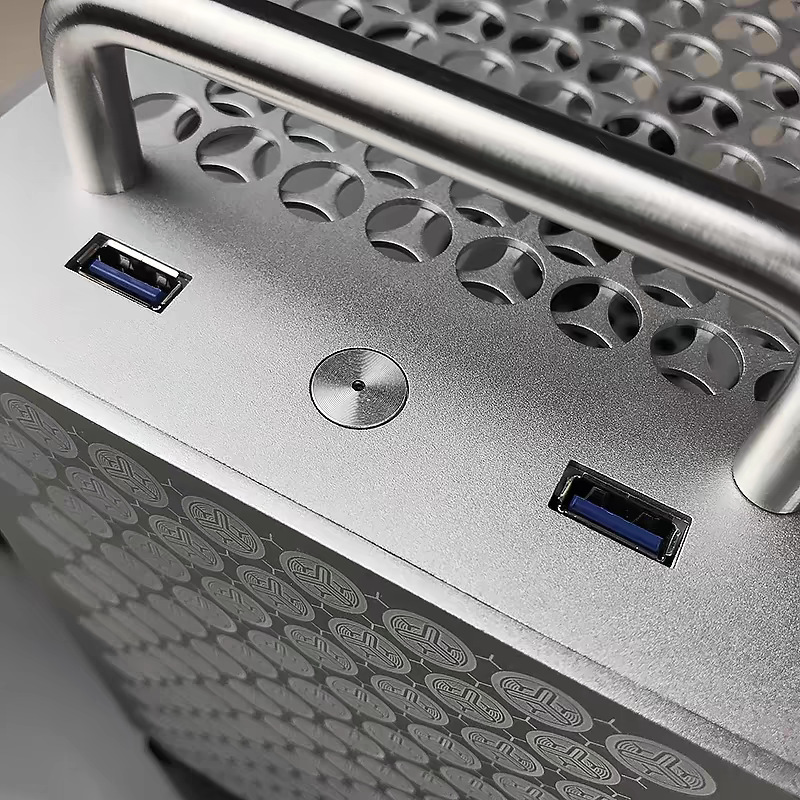 B2 Tamamen Alüminyum ITX Çift  - Mini Itx Case With Handle Portable incelemesi ve fiyatı