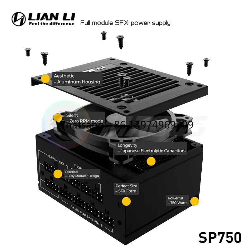 LIAN LI PSU 750w SFX Bilgisaya - Sfx Power Supply 750W Gold incelemesi ve fiyatı