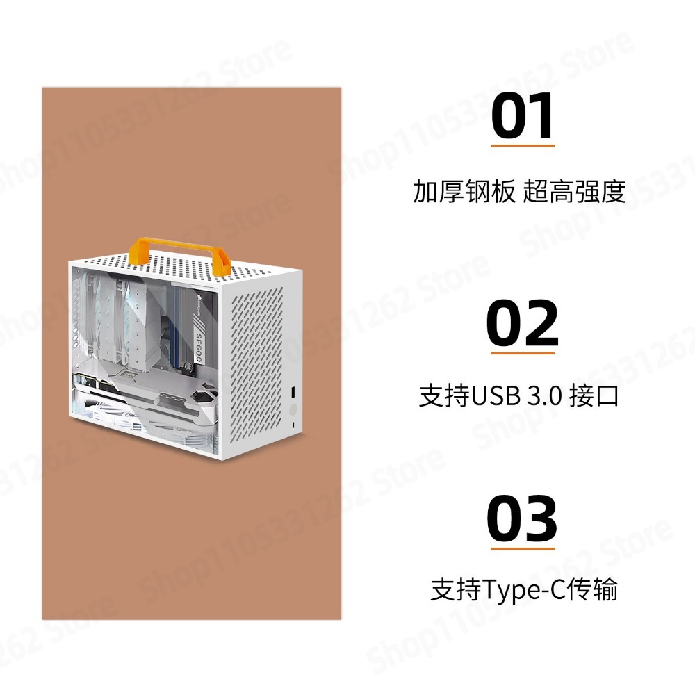 A59 Mini ITX Kasa Beyaz Küçük  - Mini Itx Case With Handle Portable incelemesi ve fiyatı
