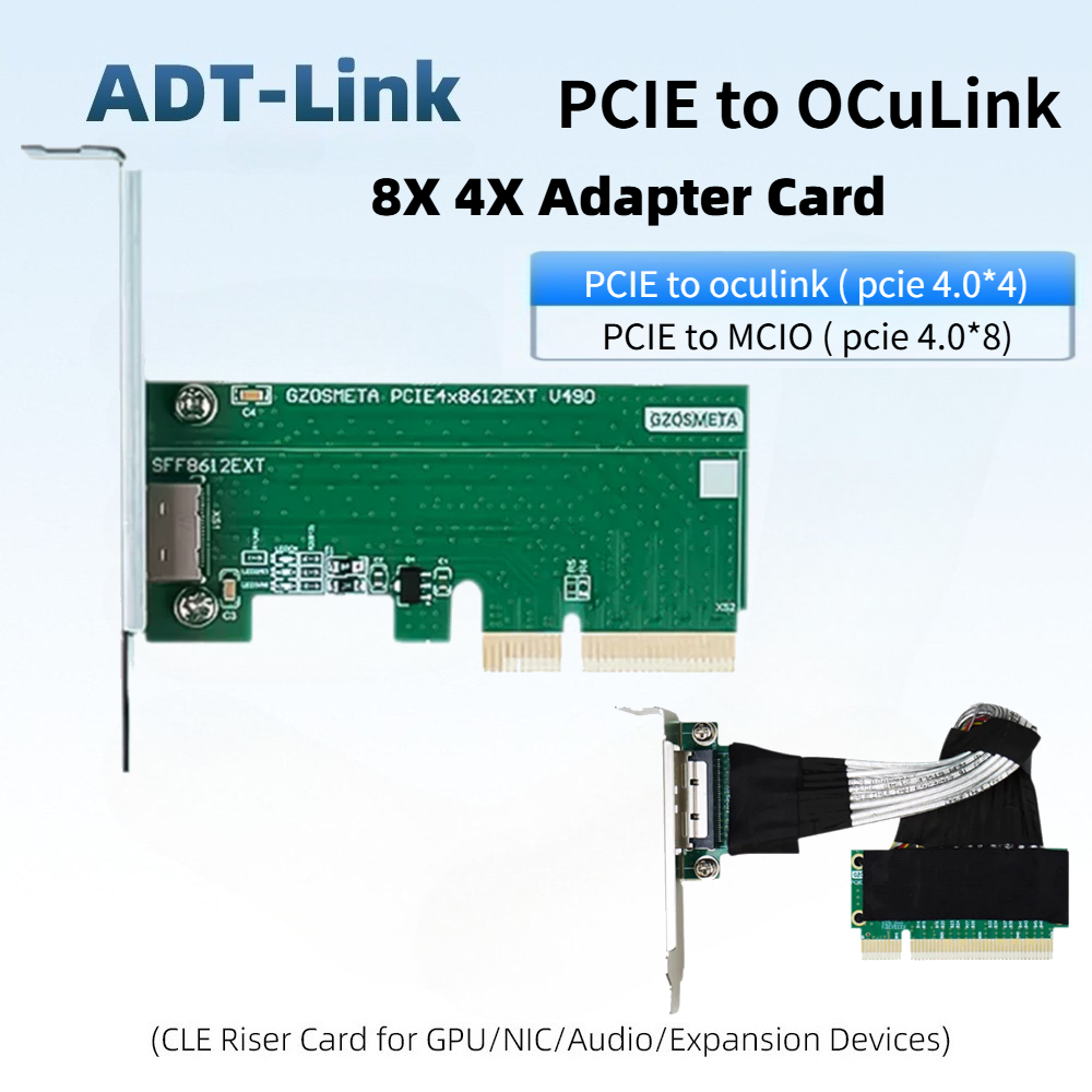 PCIE 4.0 4X - Oculink SFF-8612 - Itx Case Pcie Riser 4.0 incelemesi ve fiyatı